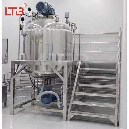 Miscelatore emulsionante omogeneizzatore per crema per il viso liquida in viscosa da 500 litri