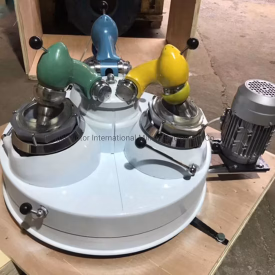 Mulino a tre rulli da laboratorio con mortaio e pestello di agata senza inquinamento da miniera